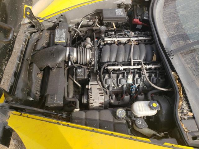 1G1YY26U175120316 - 2007 CHEVROLET CORVETTE YELLOW photo 11