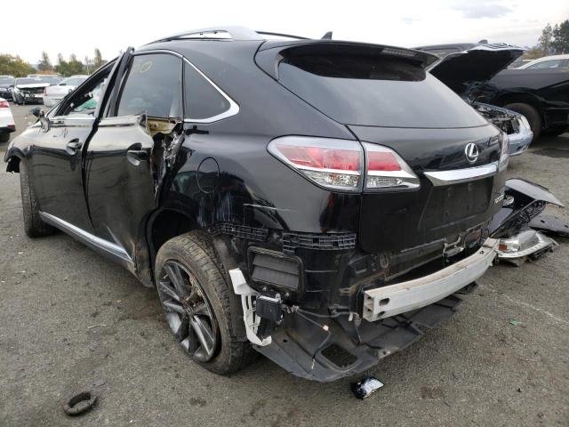 2T2BK1BA5DC182039 - 2013 LEXUS RX 350 BASE BLACK photo 2