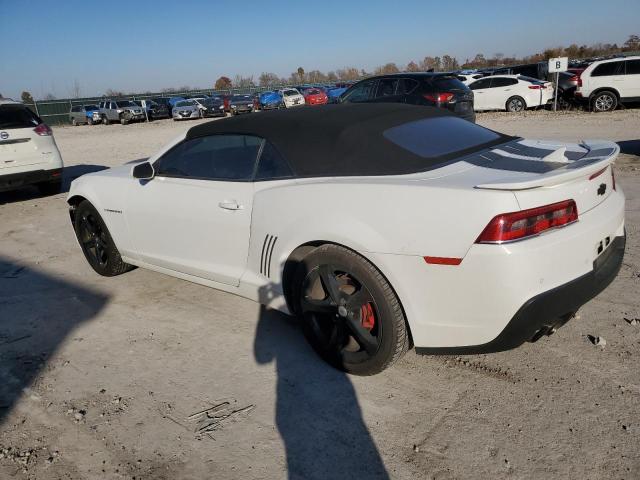 2G1FB3D30E9191810 - 2014 CHEVROLET CAMARO LT WHITE photo 2