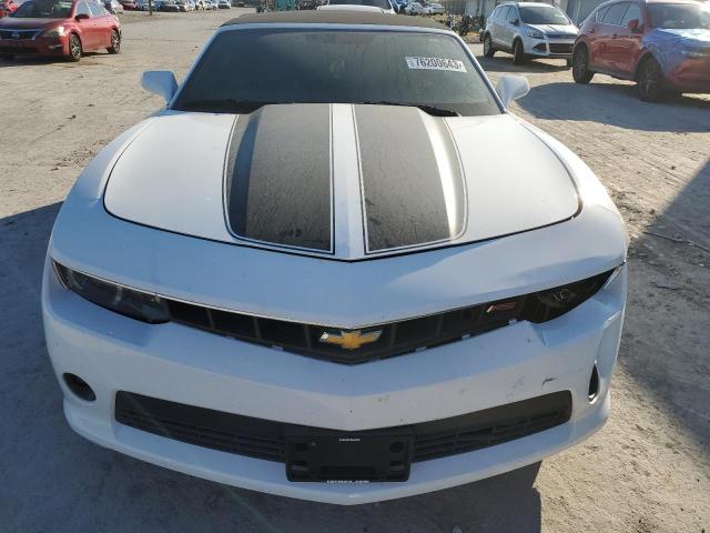 2G1FB3D30E9191810 - 2014 CHEVROLET CAMARO LT WHITE photo 5