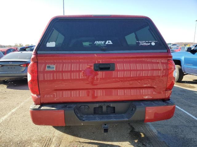 5TFUY5F15LX890918 - 2020 TOYOTA TUNDRA DOUBLE CAB SR/SR5 RED photo 6