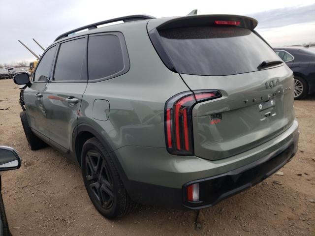 5XYP3DGC4RG422955 - 2024 KIA TELLURIDE EX GREEN photo 2