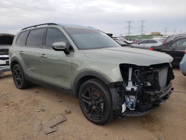 5XYP3DGC4RG422955 - 2024 KIA TELLURIDE EX GREEN photo 4