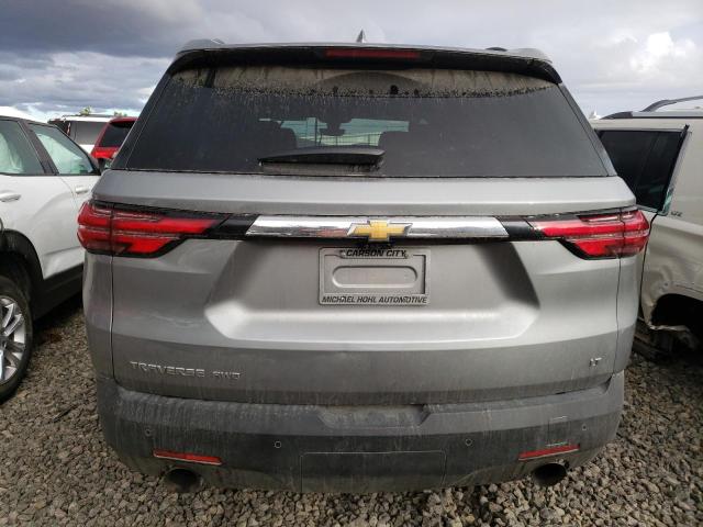 1GNEVGKW3PJ123756 - 2023 CHEVROLET TRAVERSE LT SILVER photo 6