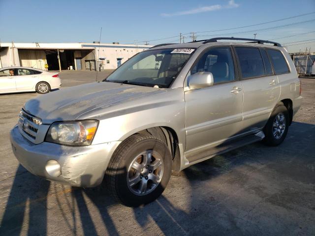 JTEDP21A370135270 - 2007 TOYOTA HIGHLANDER SPORT SILVER photo 1