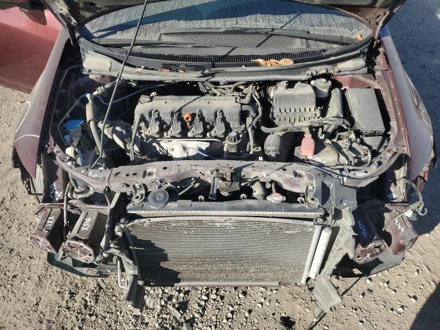 19XFB2F93FE068122 - 2015 HONDA CIVIC EXL ბურგუნდია ფოტო 11