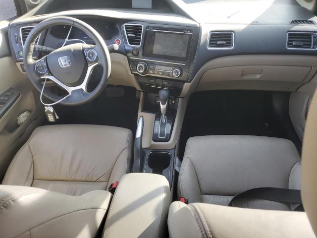 19XFB2F93FE068122 - 2015 HONDA CIVIC EXL ბურგუნდია ფოტო 8