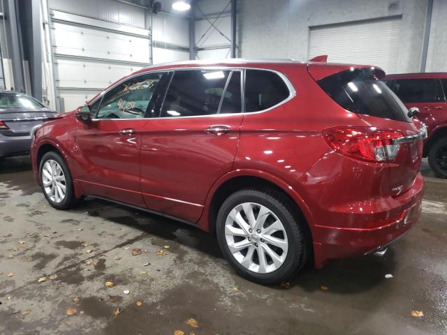 LRBFX3SX4JD001498 - 2018 BUICK ENVISION PREMIUM RED photo 2