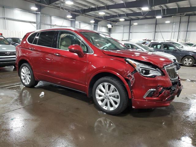 LRBFX3SX4JD001498 - 2018 BUICK ENVISION PREMIUM RED photo 4