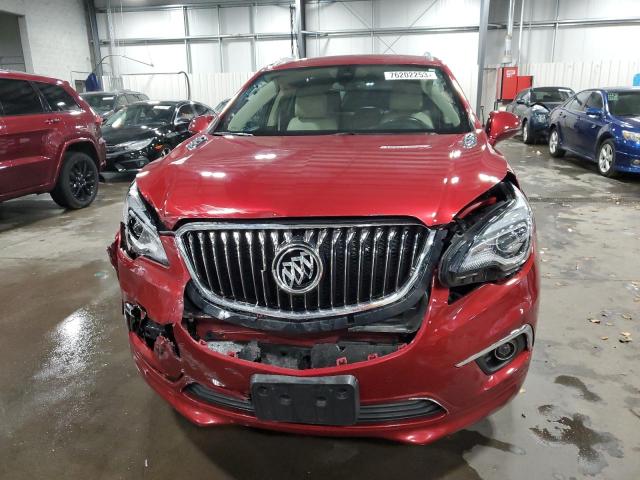 LRBFX3SX4JD001498 - 2018 BUICK ENVISION PREMIUM RED photo 5