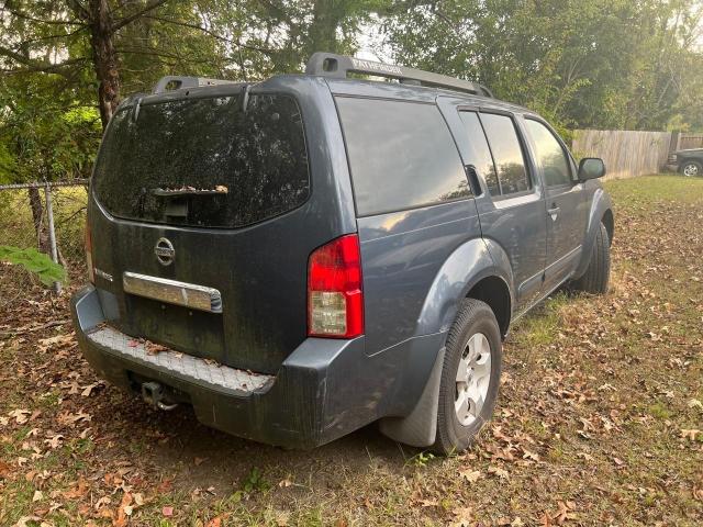5N1AR18U96C663948 - 2006 NISSAN PATHFINDER LE BLUE photo 4