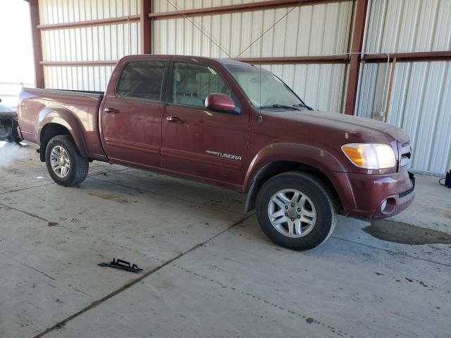 5TBDT48116S522776 - 2006 TOYOTA TUNDRA DOUBLE CAB LIMITED BURGUNDY photo 4