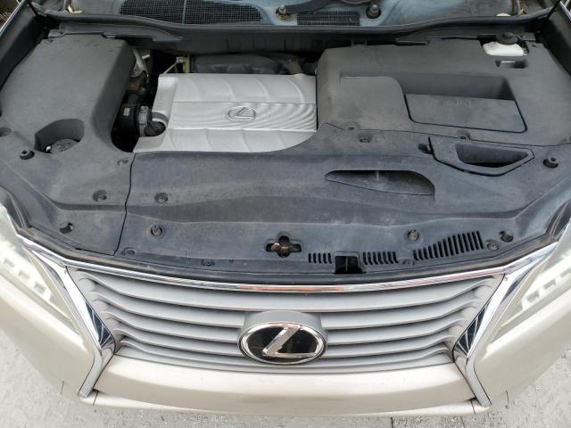 2T2ZK1BA2DC092247 - 2013 LEXUS RX 350 BEIGE photo 11