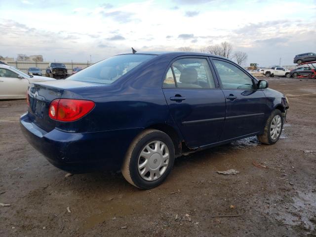 1NXBR32E03Z054125 - 2003 TOYOTA COROLLA CE BLUE photo 3