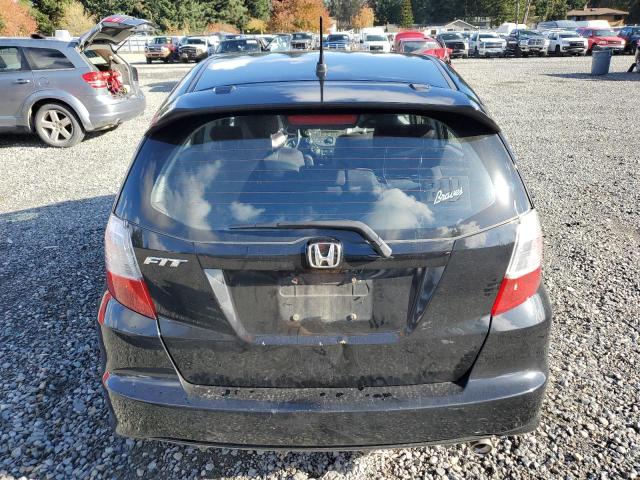 JHMGE8H40AS004253 - 2010 HONDA FIT SPORT BLACK photo 6