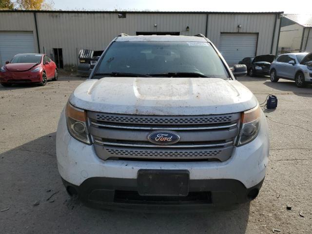 1FM5K8B86DGB70244 - 2013 FORD EXPLORER WHITE photo 5