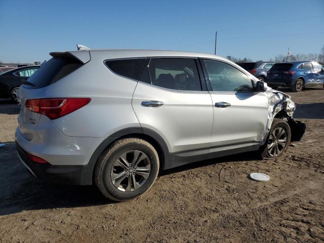 5XYZTDLB6DG065194 - 2013 HYUNDAI SANTA FE S SILVER photo 3