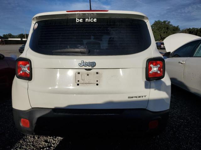 ZACCJAAB3HPF81709 - 2017 JEEP RENEGADE SPORT WHITE photo 6