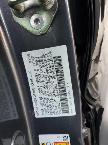 1HGCV1F32LA003164 - 2020 HONDA ACCORD SPORT GRAY photo 12