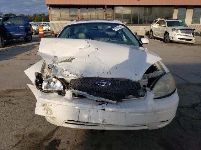 1FAFP56U87A178391 - 2007 FORD TAURUS SEL WHITE photo 5