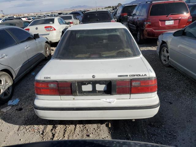 1NXAE94A6MZ225501 - 1991 TOYOTA COROLLA DLX WHITE photo 6