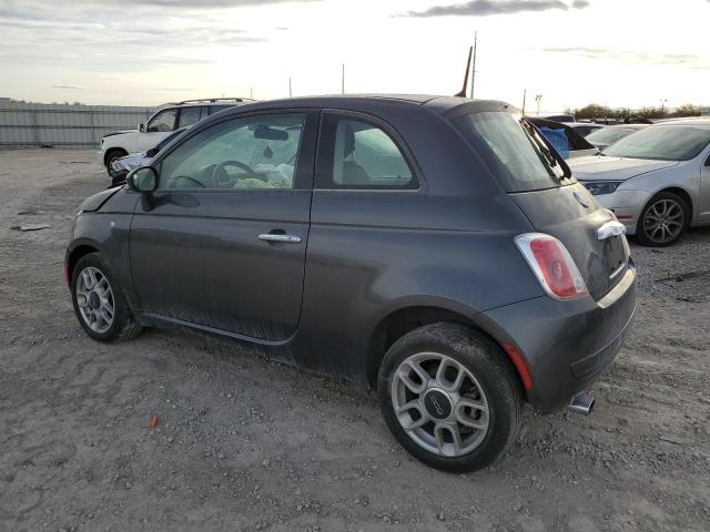 3C3CFFAR0FT501756 - 2015 FIAT 500 POP GRAY photo 2