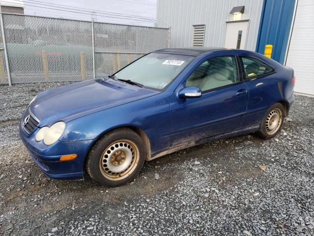 2003 MERCEDES-BENZ C 230K SPORT COUPE, 