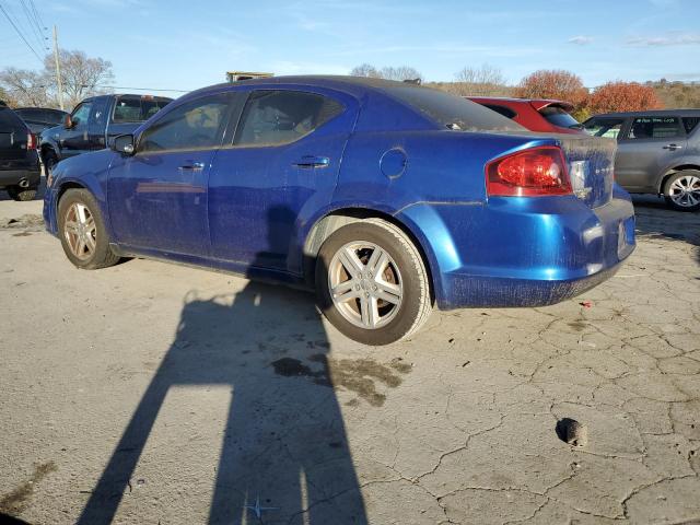 1C3CDZCB9CN148694 - 2012 DODGE AVENGER SXT BLUE photo 2