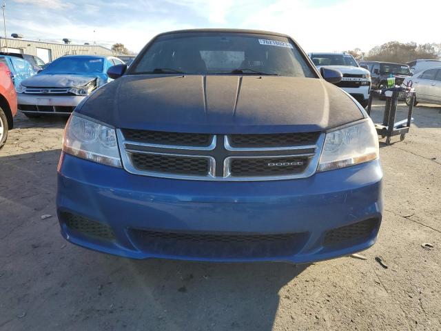 1C3CDZCB9CN148694 - 2012 DODGE AVENGER SXT BLUE photo 5