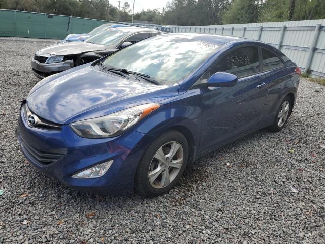 KMHDH6AE3DU019563 - 2013 HYUNDAI ELANTRA CO GS BLUE photo 1