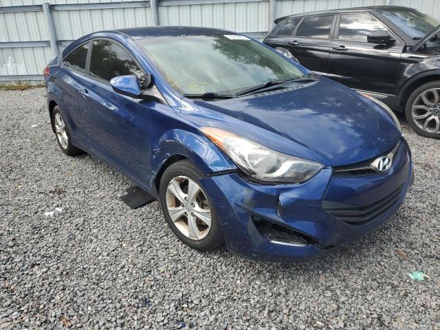 KMHDH6AE3DU019563 - 2013 HYUNDAI ELANTRA CO GS BLUE photo 4