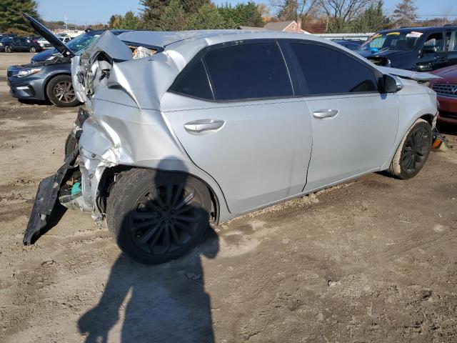 2T1BURHE3EC013579 - 2014 TOYOTA COROLLA L SILVER photo 3