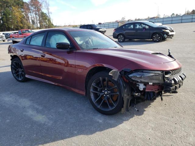 2C3CDXGJ7PH543042 - 2023 DODGE CHARGER SCAT PACK BURGUNDY photo 4