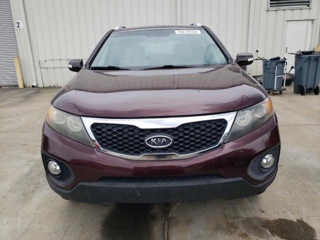 5XYKT3A63DG399510 - 2013 KIA SORENTO LX BURGUNDY photo 5