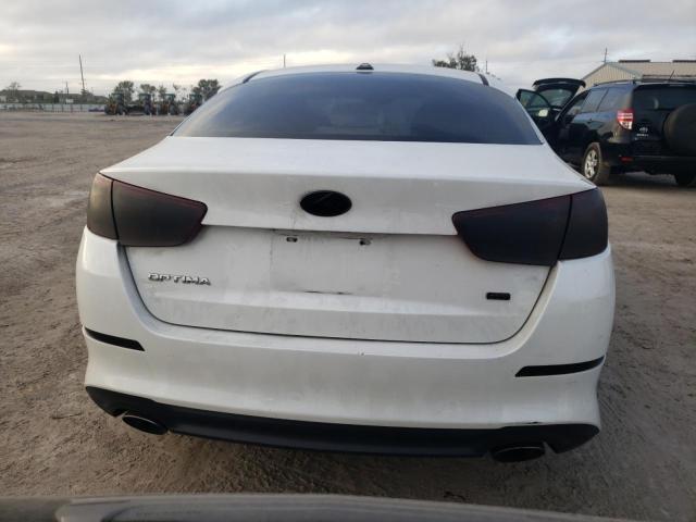 KNAGM4A76F5617675 - 2015 KIA OPTIMA LX WHITE photo 6