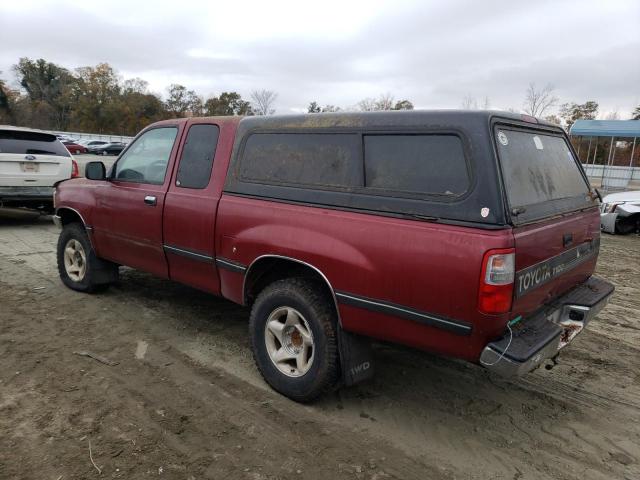 JT4UN24D0T0024220 - 1996 TOYOTA T100 XTRACAB SR5 BURGUNDY photo 2