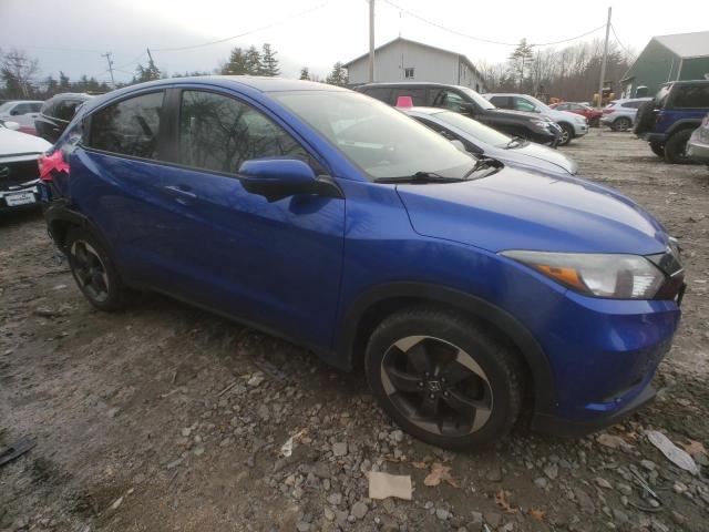 3CZRU6H53JM718634 - 2018 HONDA HR-V EX BLUE photo 4