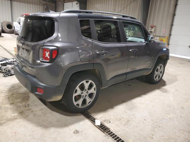 ZACNJBD1XKPJ94399 - 2019 JEEP RENEGADE LIMITED GRAY photo 3