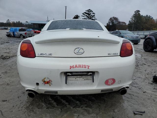 JTHFN48Y640051410 - 2004 LEXUS SC 430 WHITE photo 6