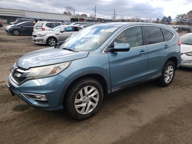 2HKRM4H53FH612711 - 2015 HONDA CR-V EX TEAL photo 1