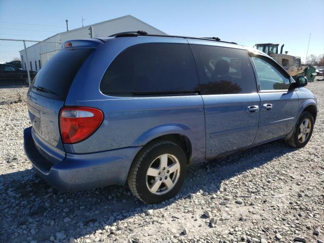 2D4GP44L37R234013 - 2007 DODGE GRAND CARA SXT BLUE photo 3