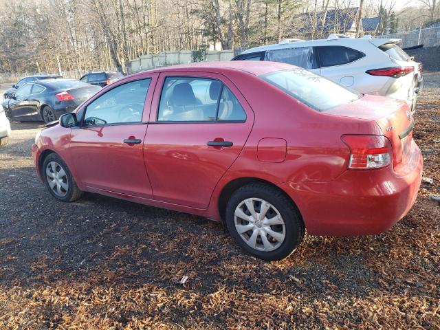 JTDBT923881268361 - 2008 TOYOTA YARIS RED photo 2