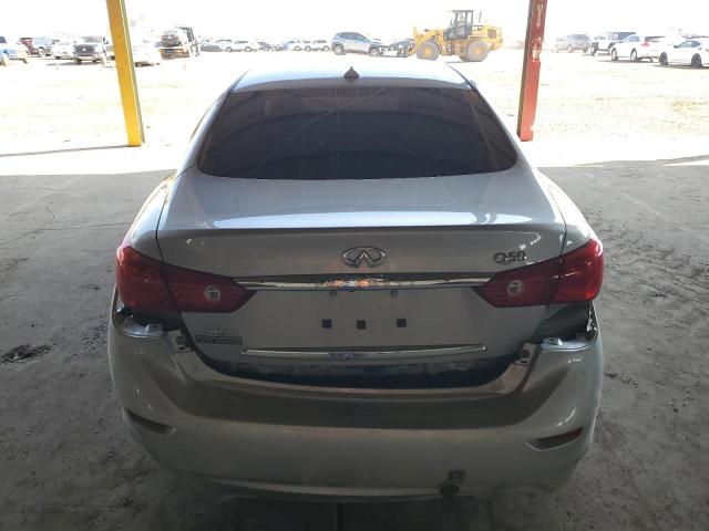 JN1BV7AR0EM701608 - 2014 INFINITI Q50 BASE GRAY photo 6