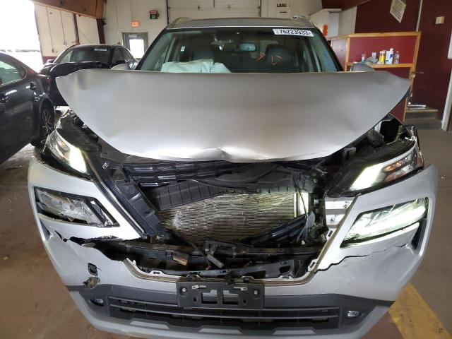 5N1AT3CB7MC756595 - 2021 NISSAN ROGUE SL SILVER photo 5