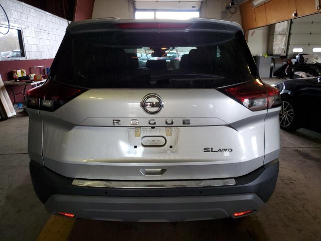 5N1AT3CB7MC756595 - 2021 NISSAN ROGUE SL SILVER photo 6