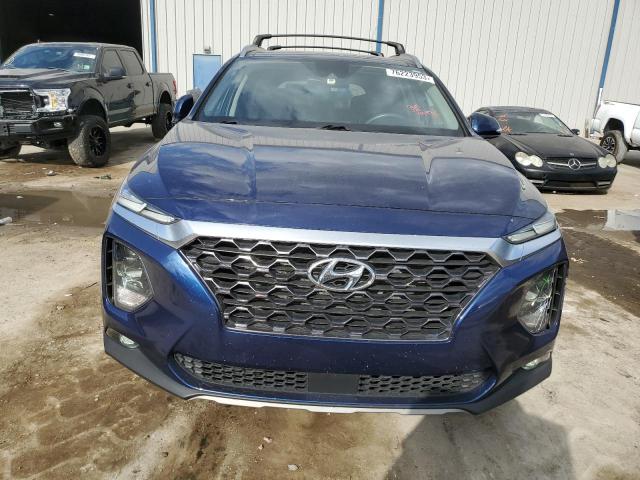 5NMS33AD1LH227155 - 2020 HYUNDAI SANTA FE SEL BLUE photo 5