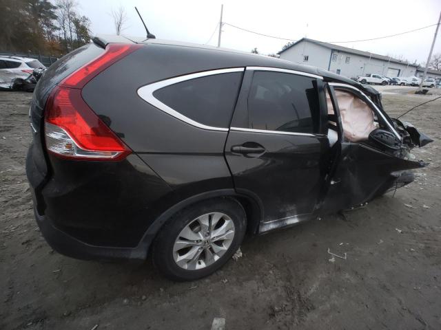 2HKRM4H52EH693313 - 2014 HONDA CR-V EX BLACK photo 3