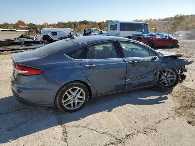 3FA6P0LUXKR118991 - 2019 FORD FUSION SE BLUE photo 3