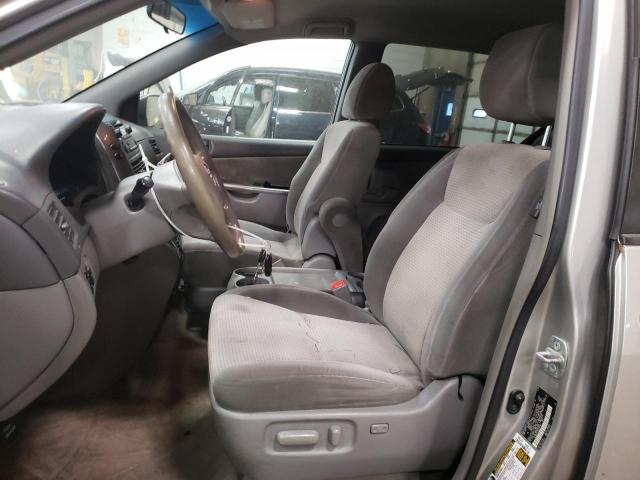 5TDZK23C59S278146 - 2009 TOYOTA SIENNA CE SILVER photo 7