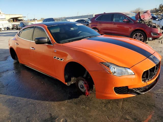 ZAM56RRA0F1134204 - 2015 MASERATI QUATTROPOR S ORANGE photo 4